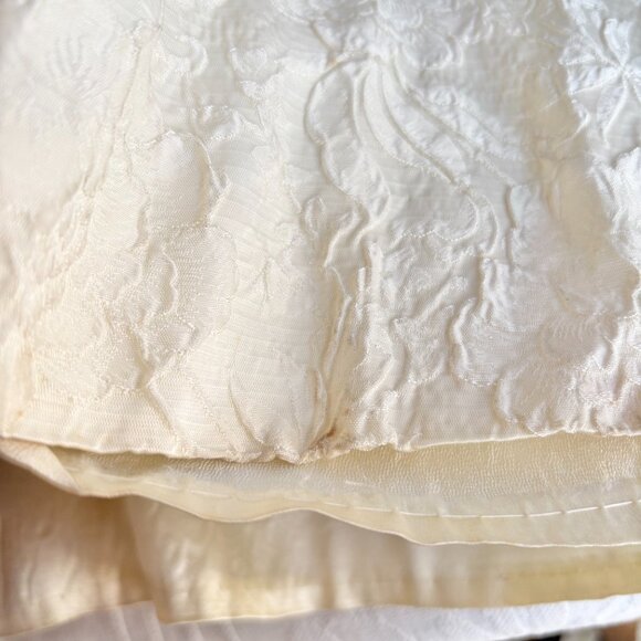 1950s 1960s Cocktail Coat Elbow Length Sleeves Big Collar Pocket - Picture 7 of 16